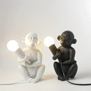 lampe singe décorative