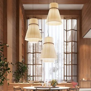 Lampe suspendu Tissu