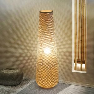 Lampadaire Bambou en intérieur