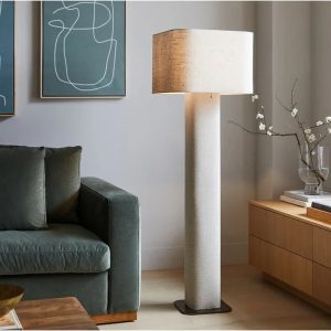 lampadaire tissu