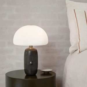 lampe de chevet à poser marbre