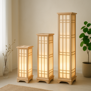 lampe bambou élégante