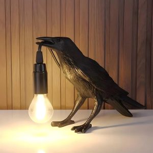 Lampe de chevet Corbeau
