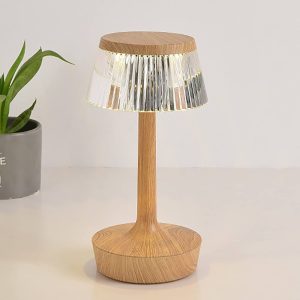Lampe Cristal de bois Tactile