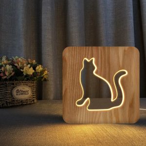 lampe de chevet Chat Mion