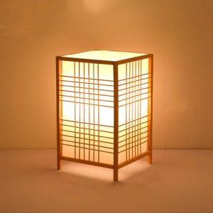 lampe de chevet bambou