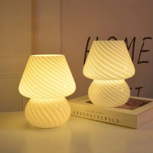 lampe de chevet en verre