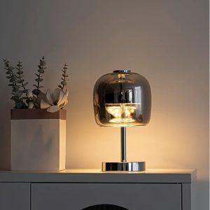 lampe de chevet verre élégante