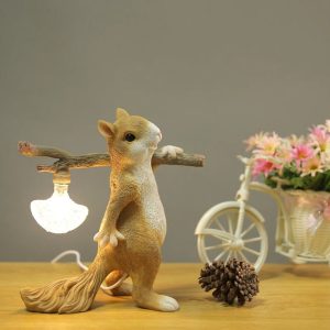 lampe écureuil design