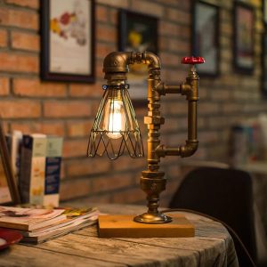 lampe de chevet industrielle